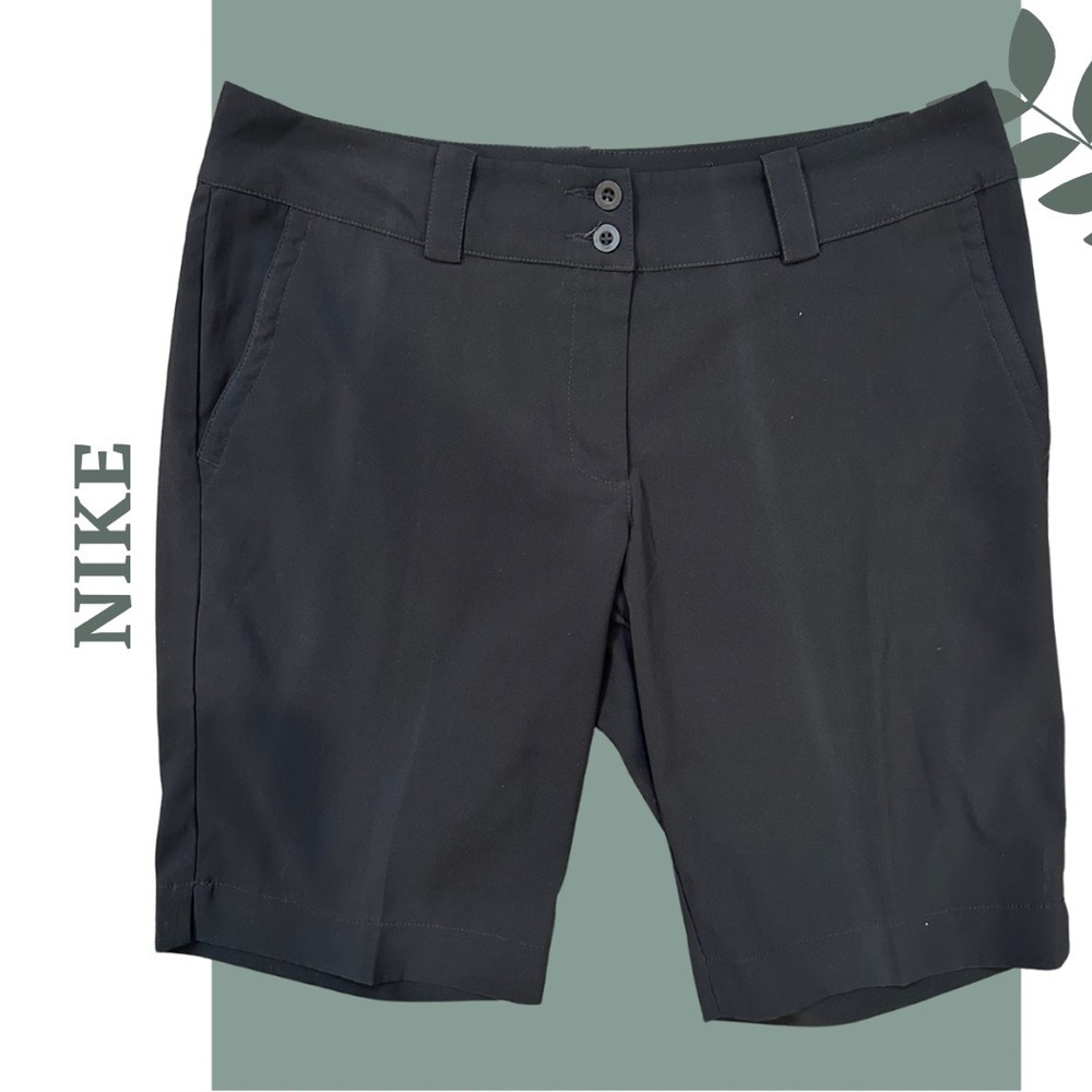 🛍️3/$40 Nike Golf Tour Performance  Black Shorts Front & Rear Pockets  Size 8